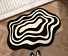 Chiffon bathroom mat