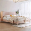 Nordic Brien King Size cushioned leather Bedframe