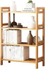 Minimalist bamboo wood shelve